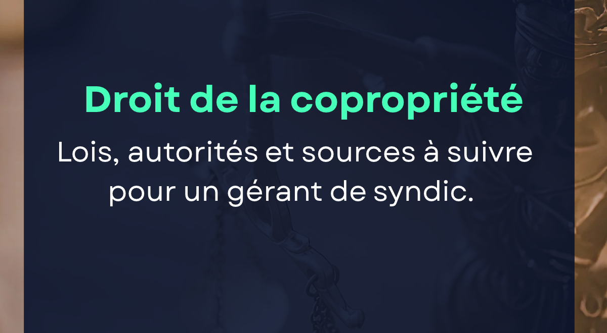 Lois et veille juridique droit de la copropriété