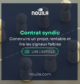 Contrat de syndic
